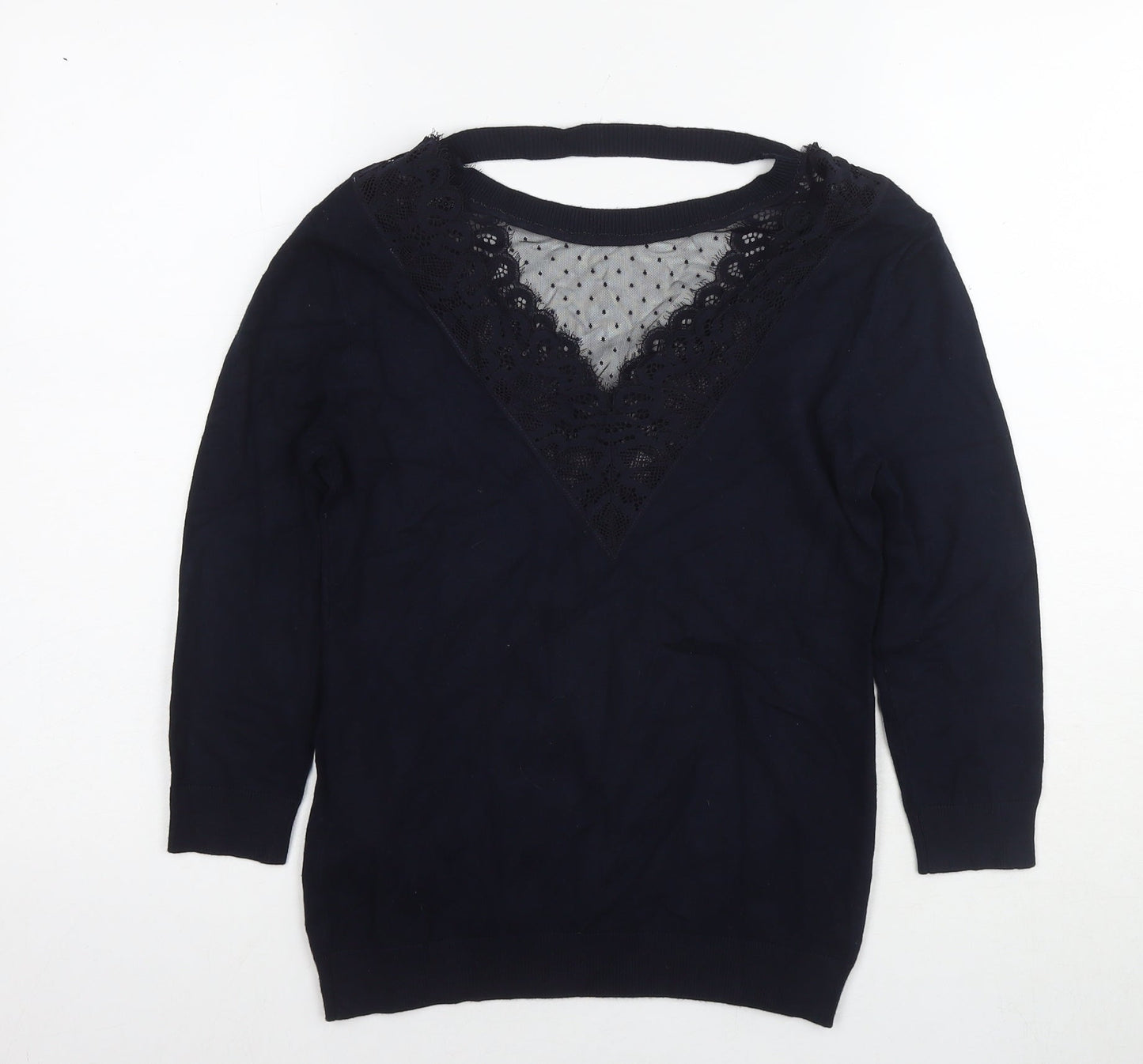 Womens UK Size XS Morgan Blue Pullover Jumper