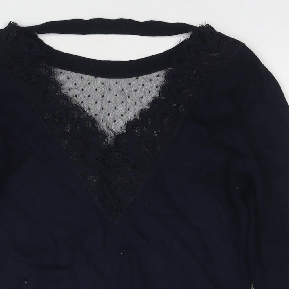 Womens UK Size XS Morgan Blue Pullover Jumper