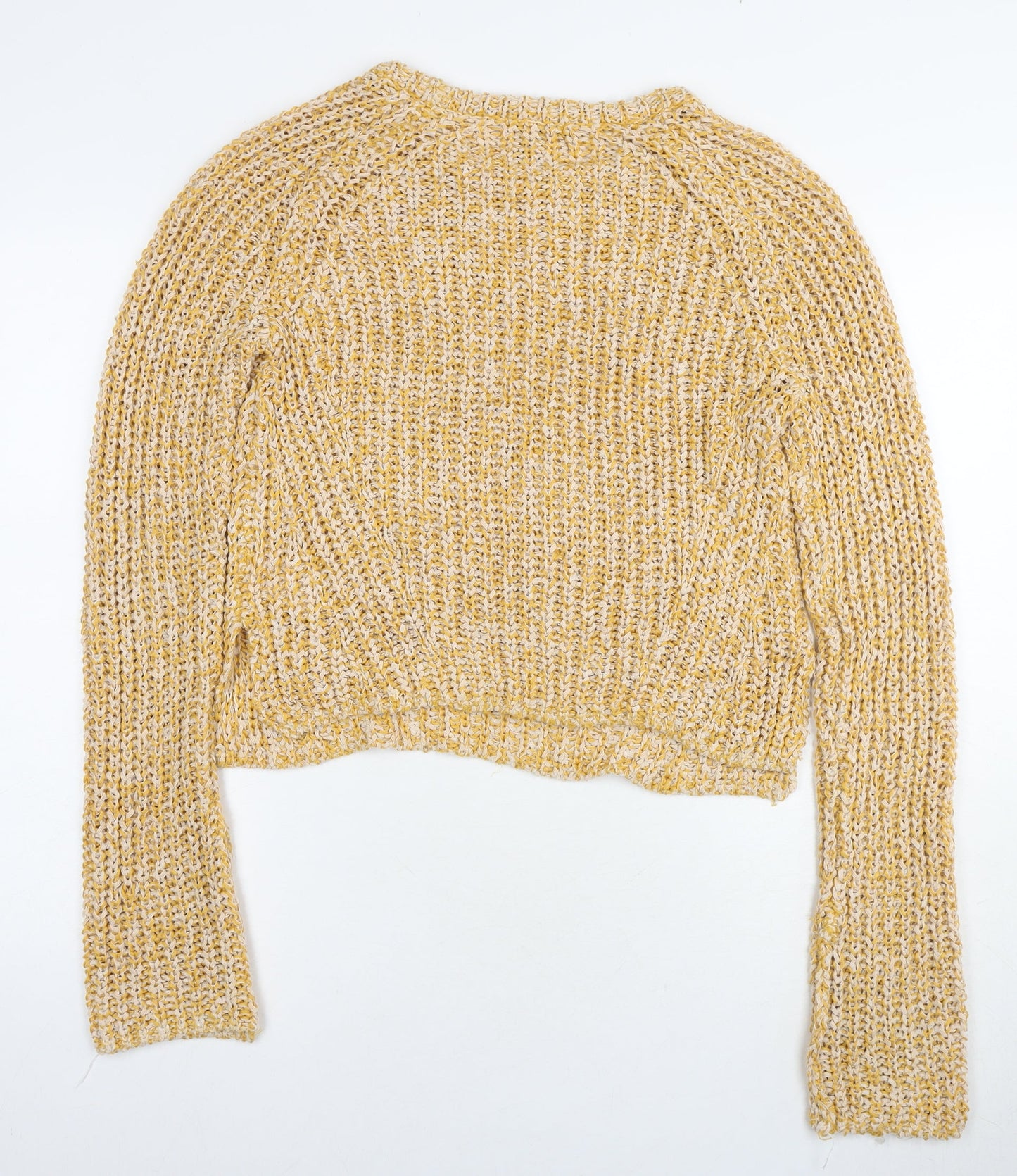 Womens UK Size M H&M Yellow Pullover Jumper