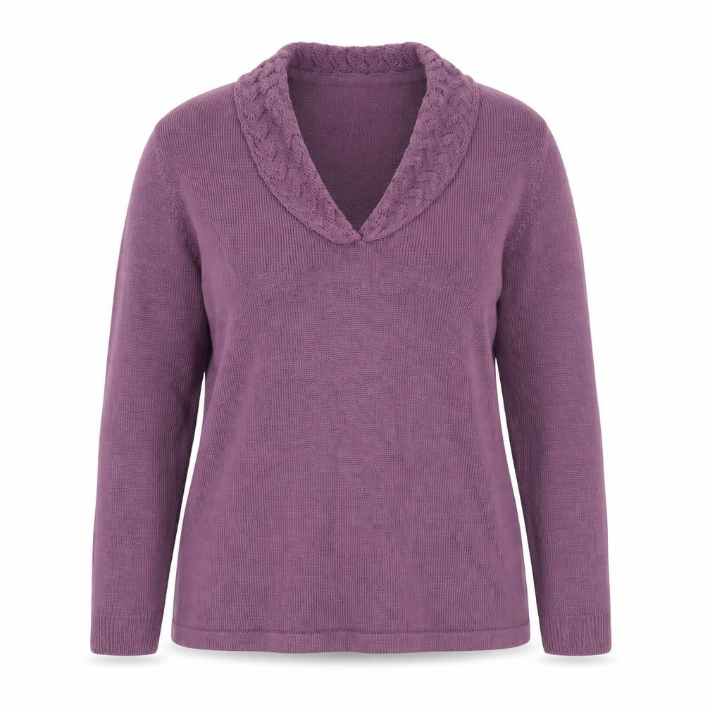 Womens UK Size 18 Charmance Purple Pullover Jumper