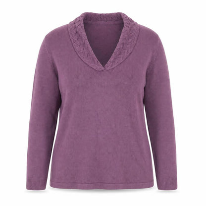 Womens UK Size 18 Charmance Purple Pullover Jumper