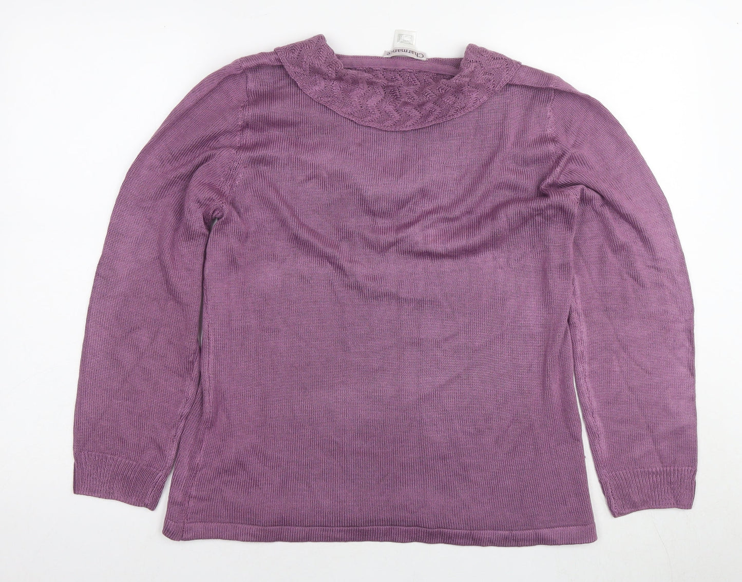 Womens UK Size 18 Charmance Purple Pullover Jumper