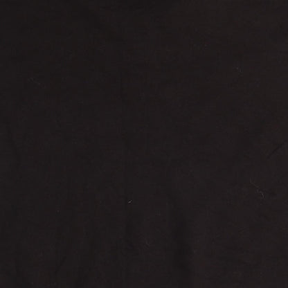 EWM Women's Black Beaded V-Neck T-Shirt XL