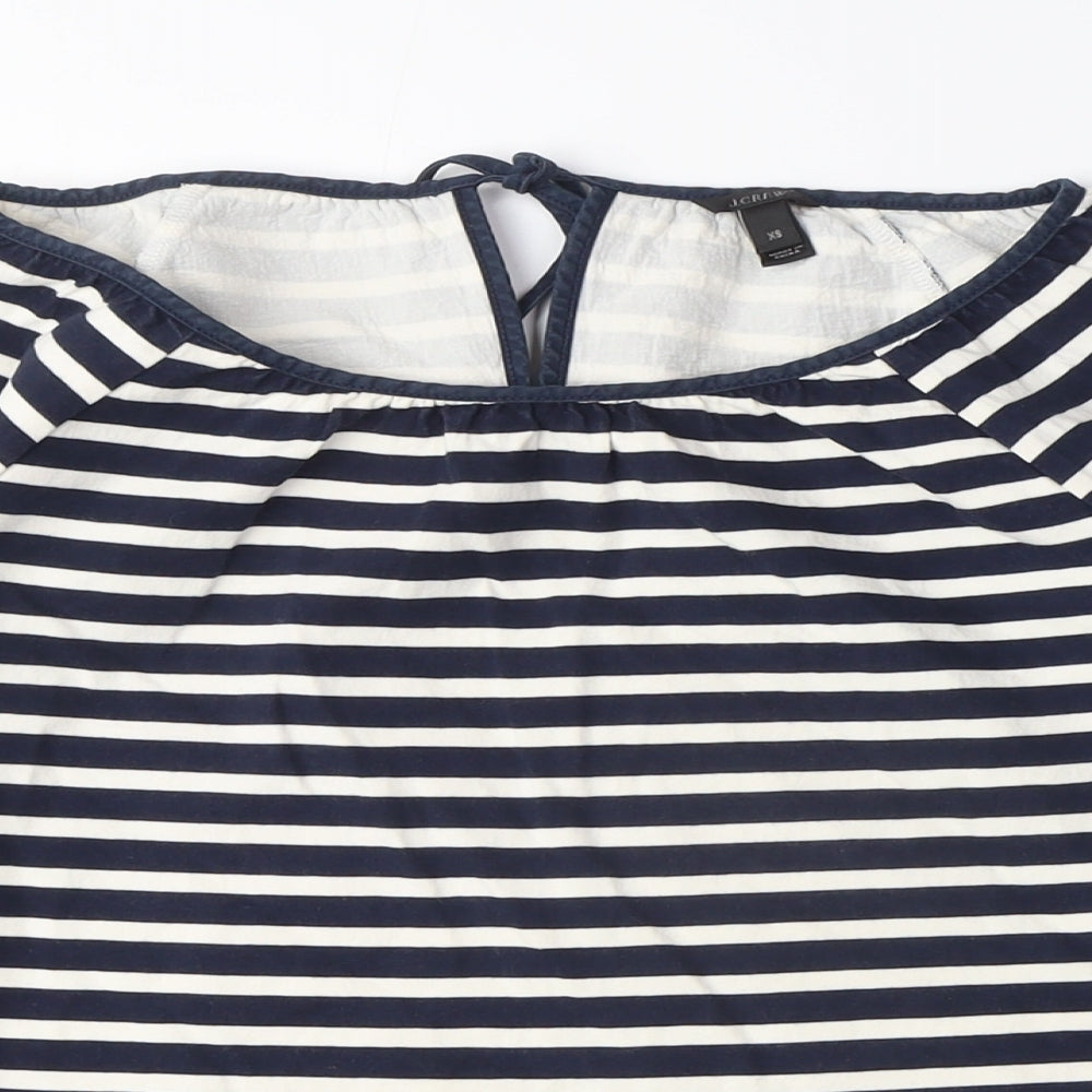 Womens UK Size XS J.CREW Multicoloured Basic Blouse