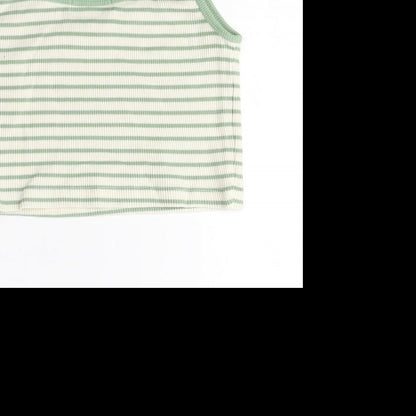 Pacific Republic Girls Green Striped Camisole Tank XS