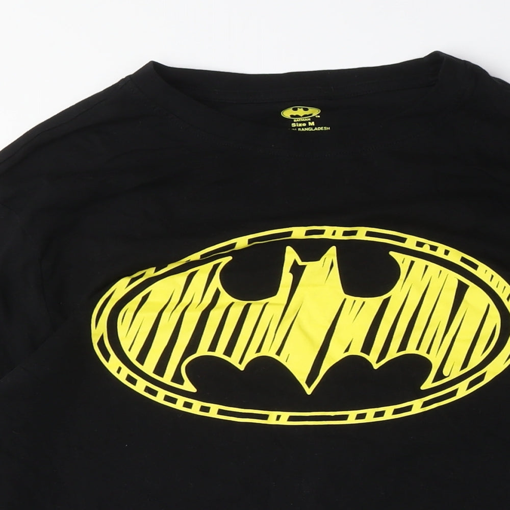 Mens UK Size M Batman Black  T-Shirt