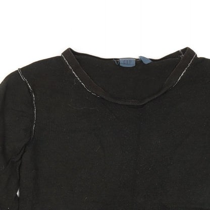 Gap Womens Brown Round Neck Wool Pullover Jumper Size M