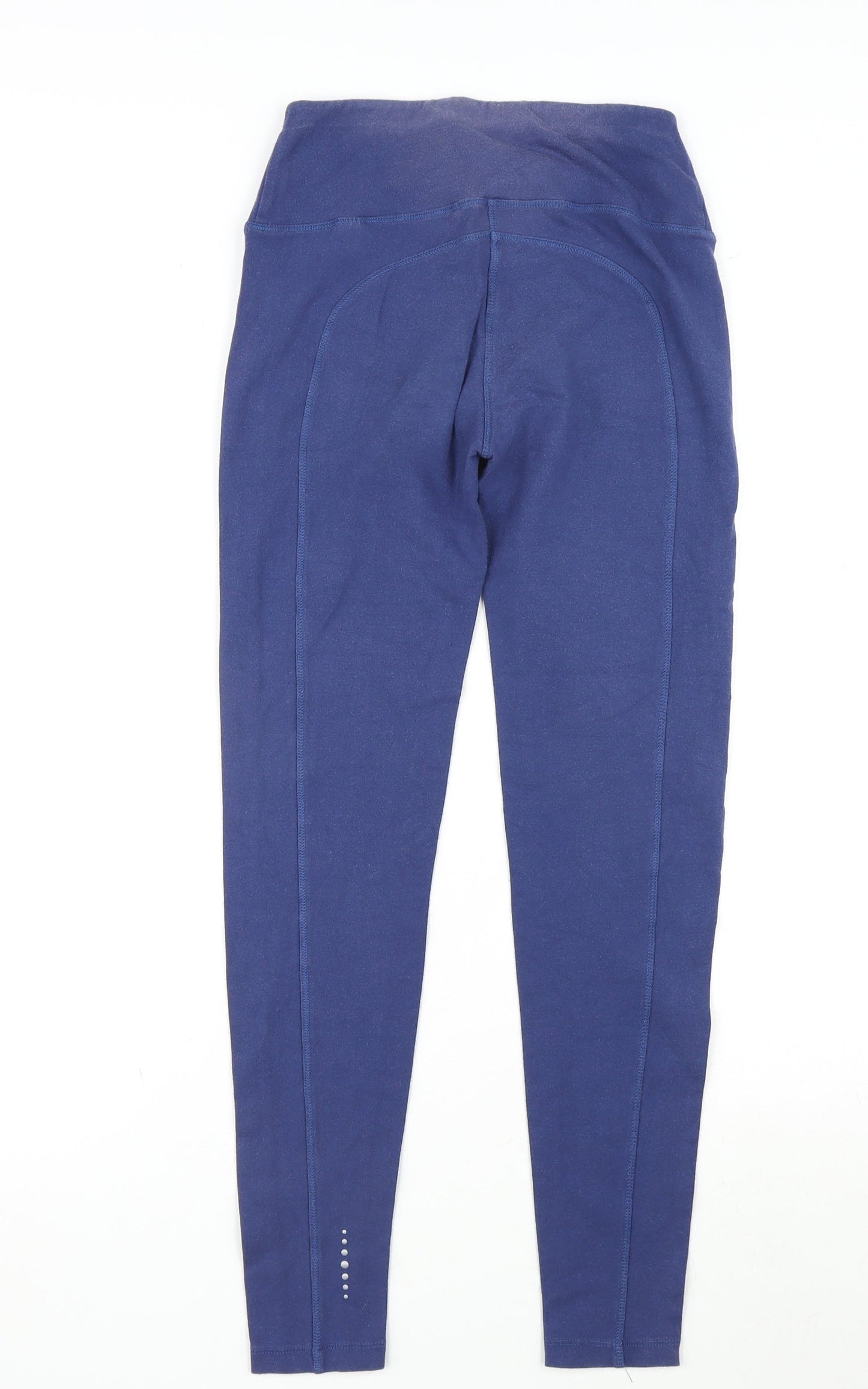 Asquith Womens Blue Cotton Carrot Leggings Size XS L27 in