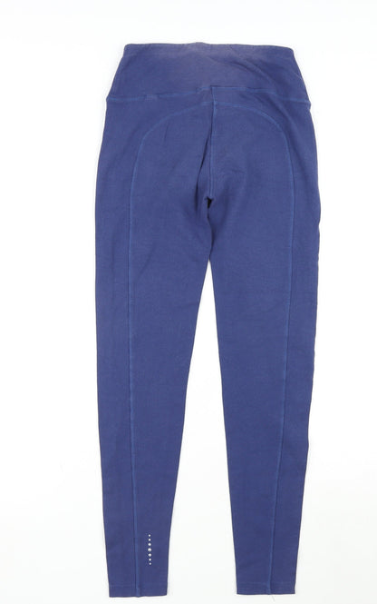 Asquith Womens Blue Cotton Carrot Leggings Size XS L27 in