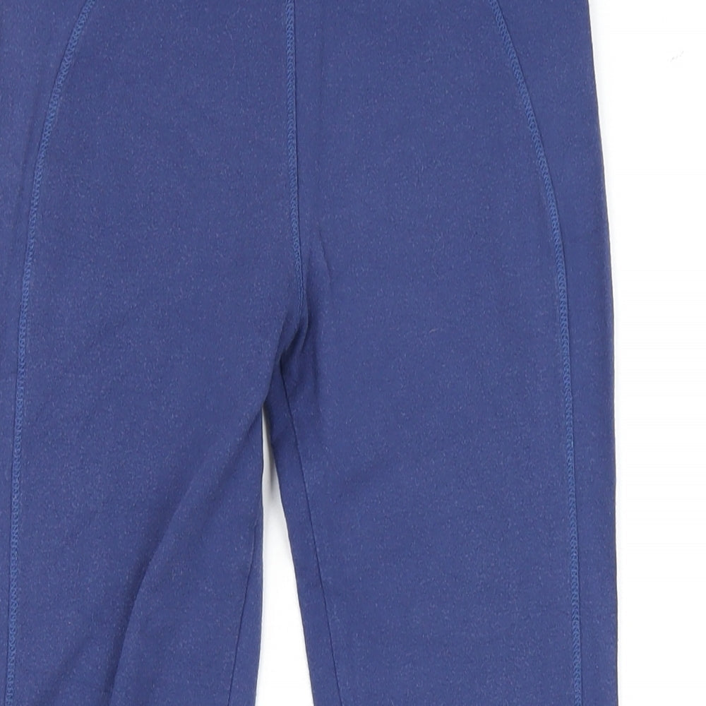 Asquith Womens Blue Cotton Carrot Leggings Size XS L27 in