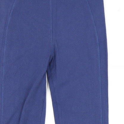 Asquith Womens Blue Cotton Carrot Leggings Size XS L27 in