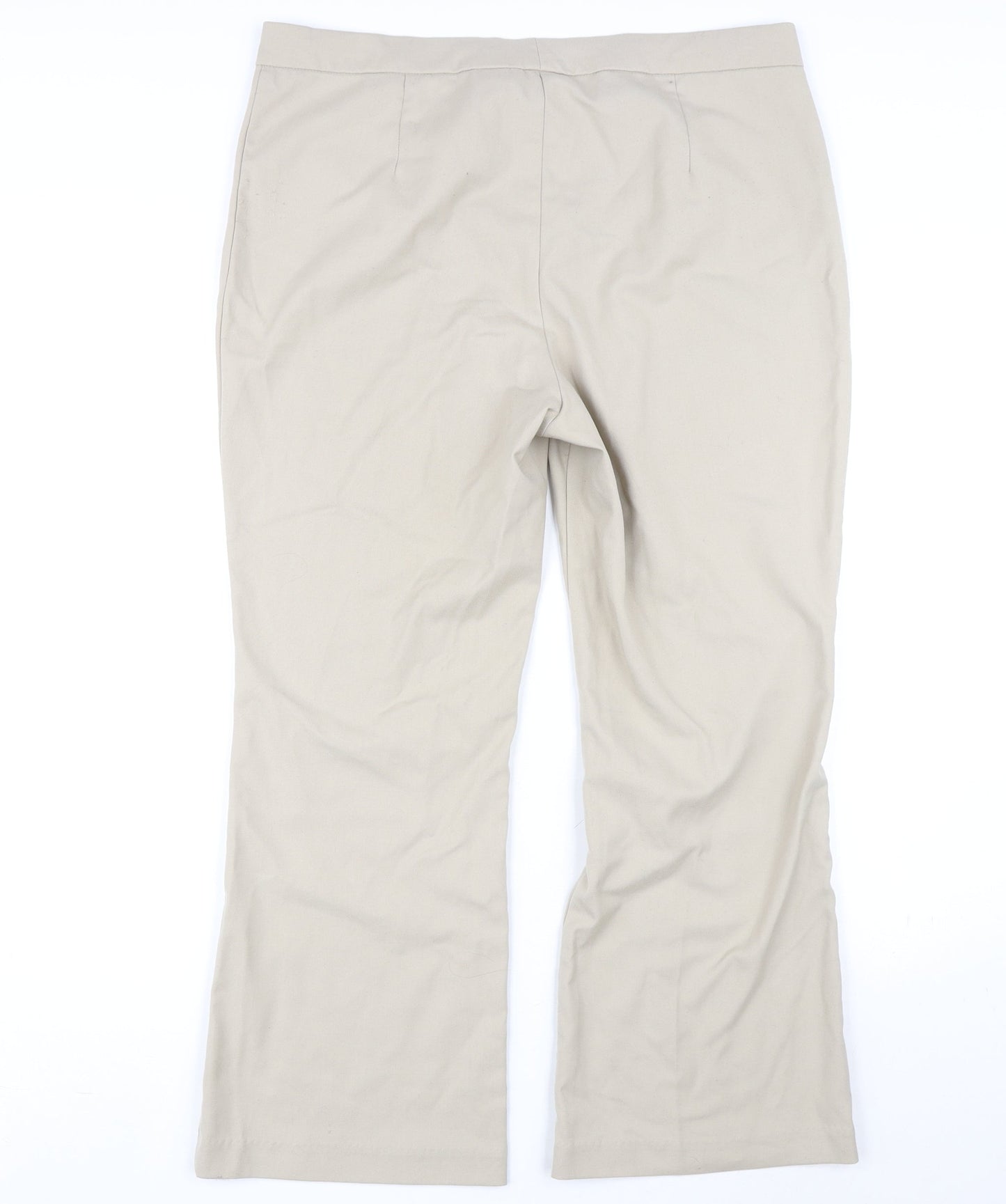 Womens UK Size 18 Monki Regular Fit  Beige Trousers