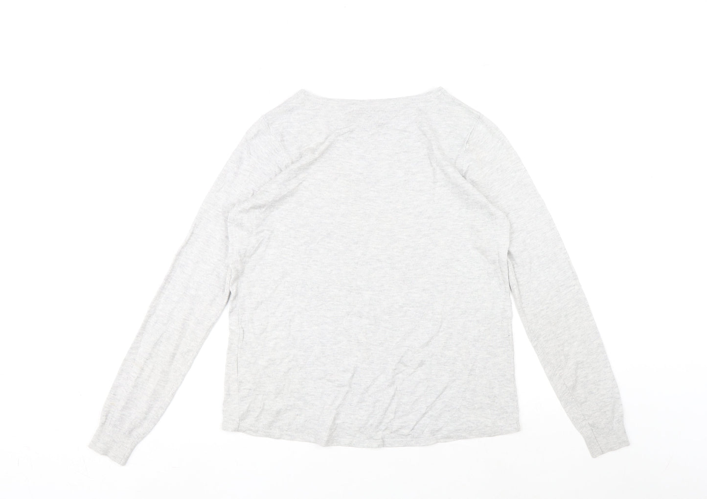 Womens UK Size 14 RJR.John Rocha Grey Pullover Jumper