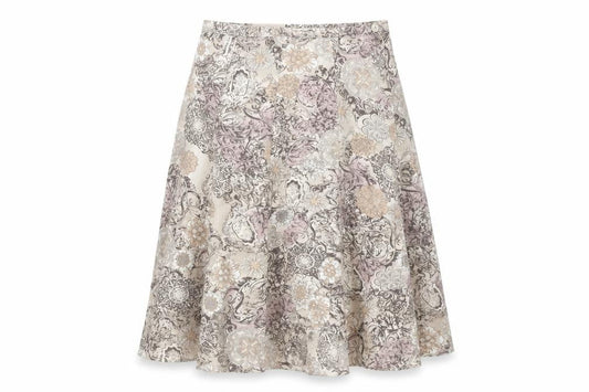 Womens UK Size 10 EWM A-Line Corduroy Skirt