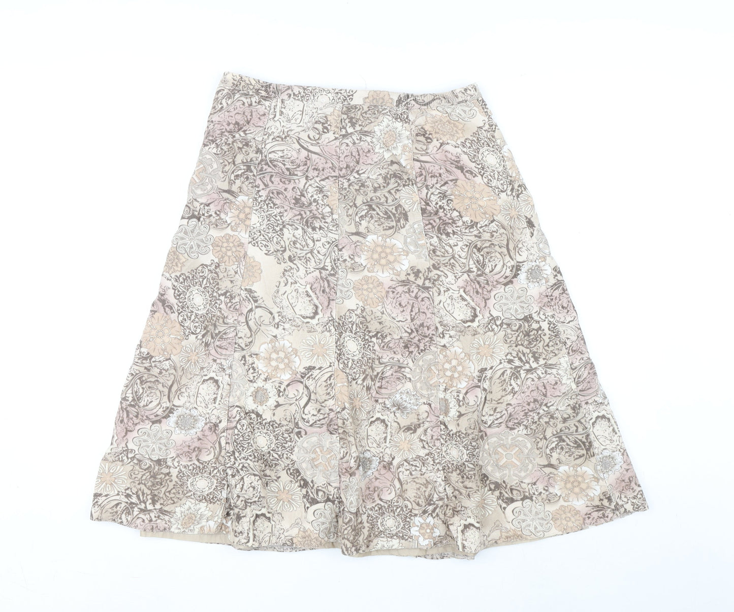 Womens UK Size 10 EWM A-Line Corduroy Skirt