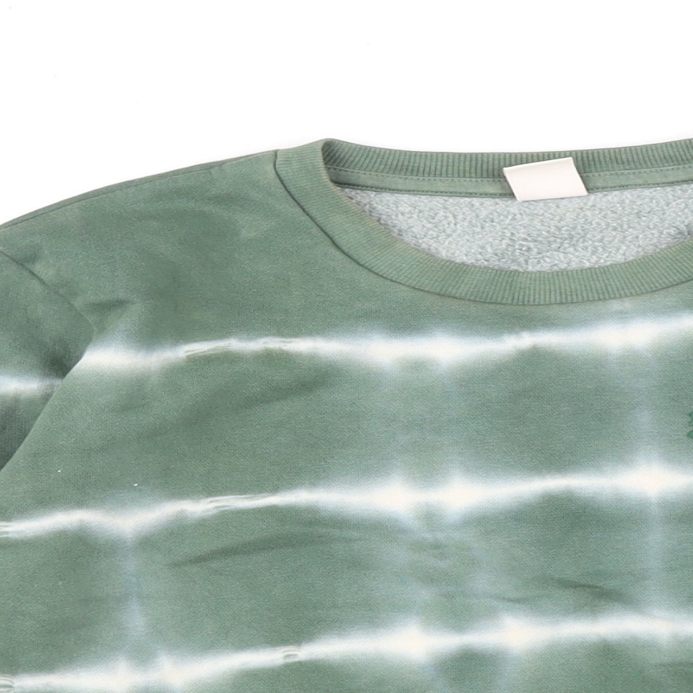 Young & Free Girls Green Cotton Pullover Sweatshirt Size 12-13 Years Pullover - Tie Dye