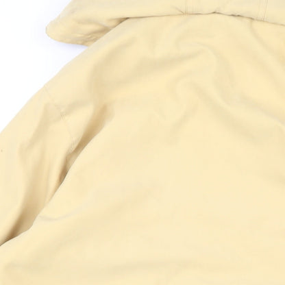 Astarka Mens Yellow Jacket Coat Size M Zip