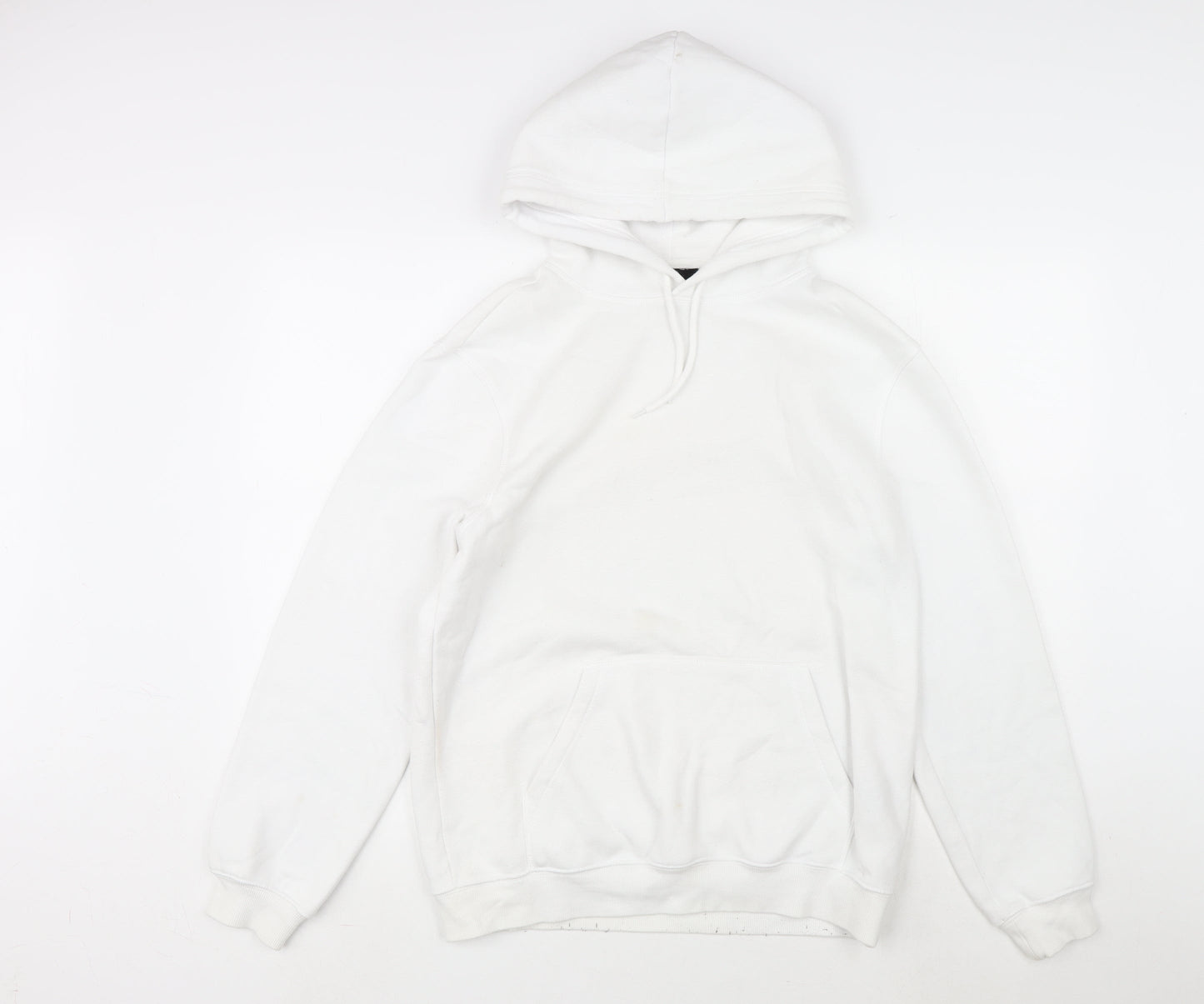 Mens UK Size S H&M White Pullover Hoodie