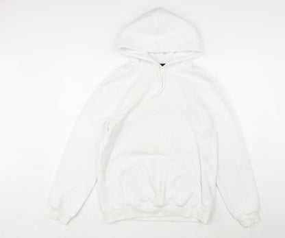 Mens UK Size S H&M White Pullover Hoodie