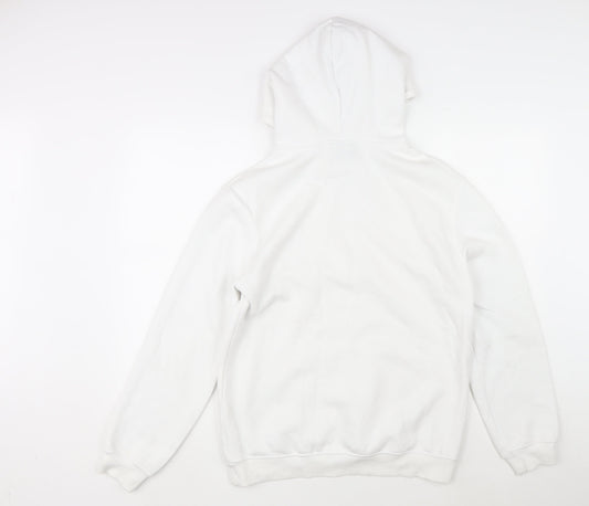 Mens UK Size S H&M White Pullover Hoodie