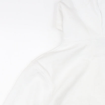 Mens UK Size S H&M White Pullover Hoodie