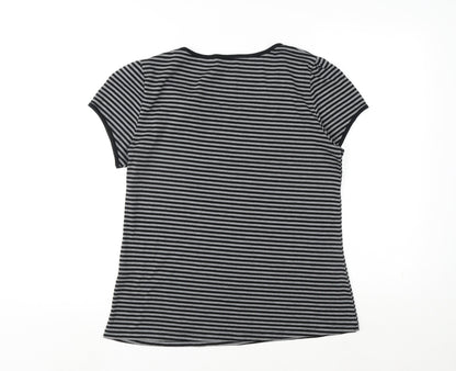 Womens UK Size 14 Preview Grey Basic T-Shirt