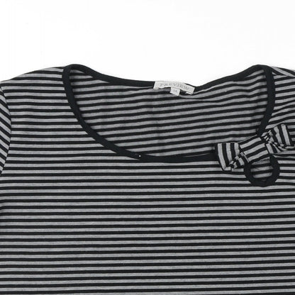 Womens UK Size 14 Preview Grey Basic T-Shirt