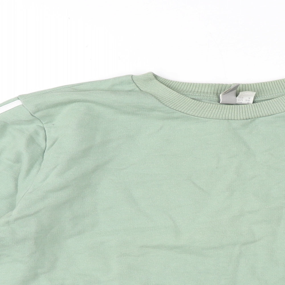 Womens UK Size 8 ASOS Green Pullover Sweatshirt