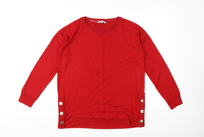 Womens UK Size 12 NEXT Red Pullover Jumper