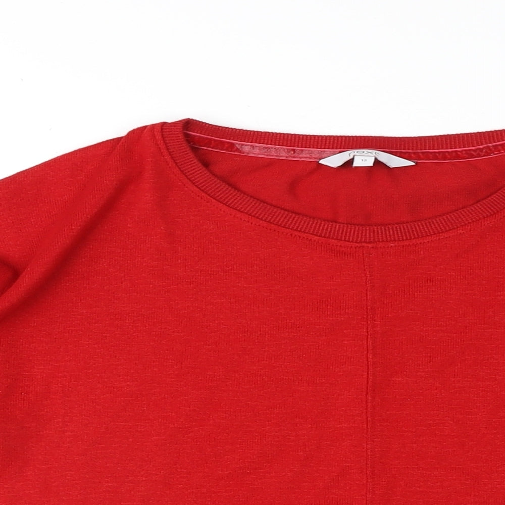 Womens UK Size 12 NEXT Red Pullover Jumper