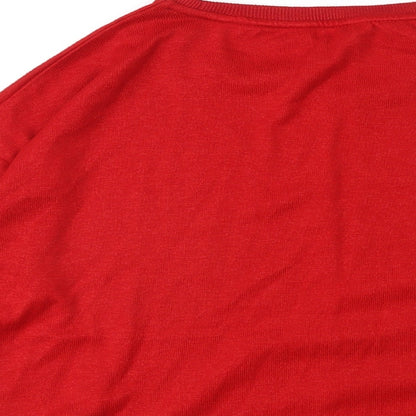 Womens UK Size 12 NEXT Red Pullover Jumper