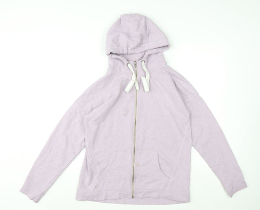 Womens UK Size 10 NEXT Purple Full Zip Hoodie