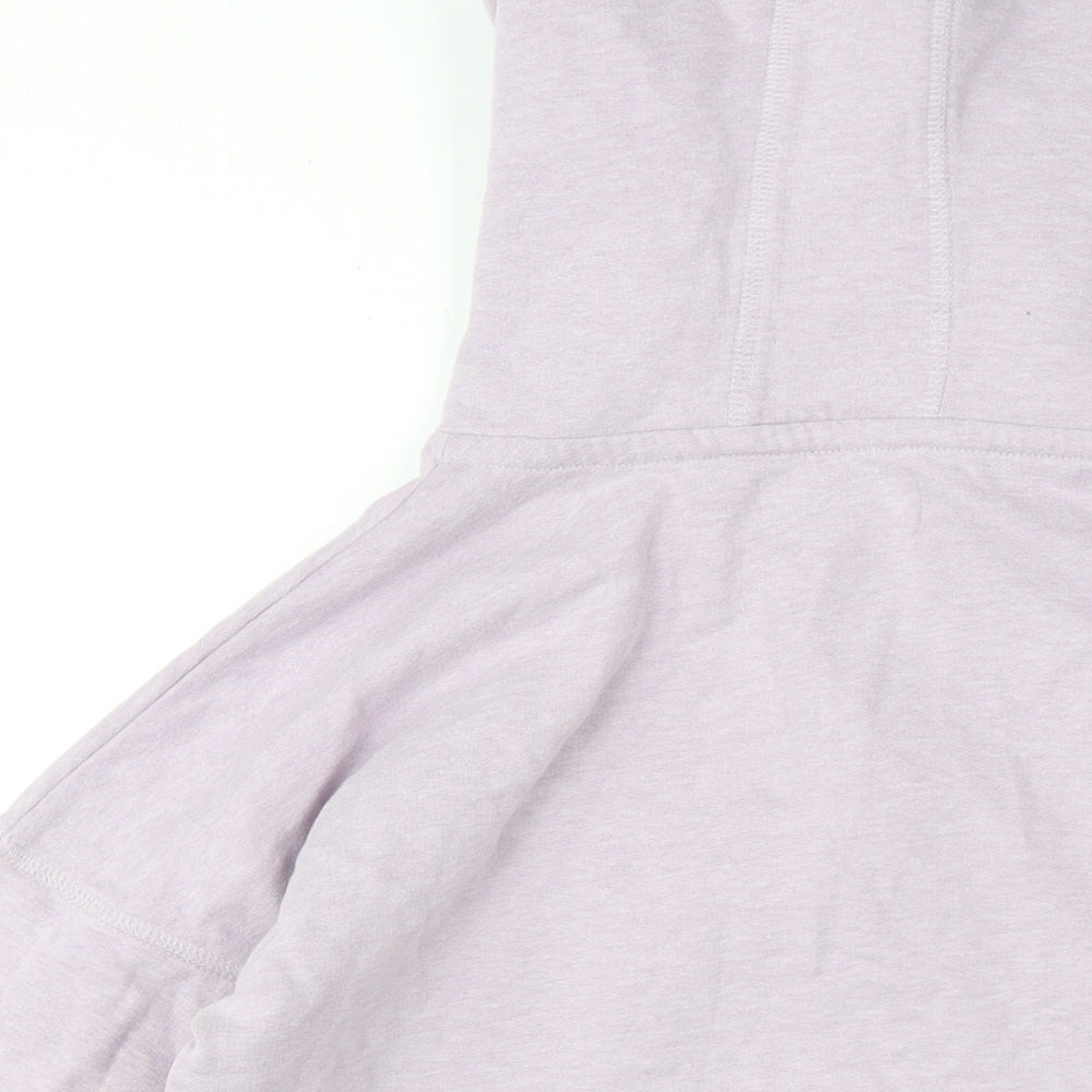 Womens UK Size 10 NEXT Purple Full Zip Hoodie