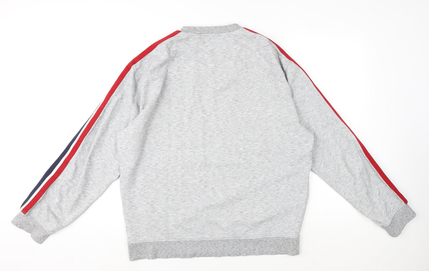 Topman Mens Grey Cotton Pullover Sweatshirt Size XL