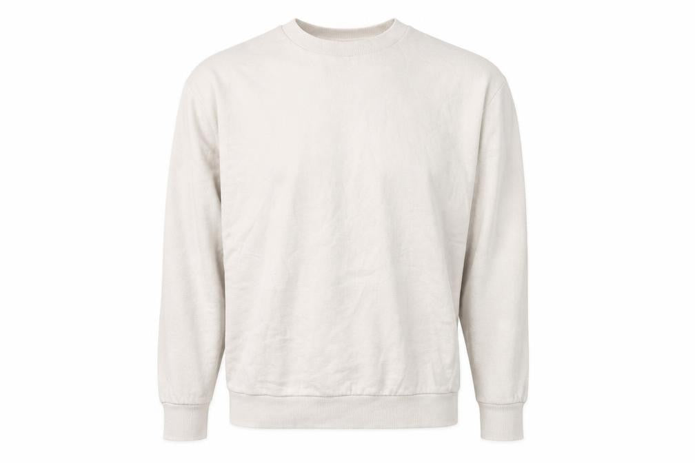Mens UK Size L River Island Beige Pullover Sweatshirt