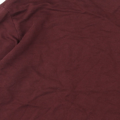 find. Mens Red Cotton Pullover Sweatshirt Size XL - Rebel