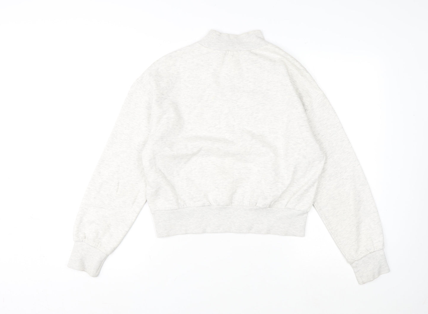 H&M Womens Grey Cotton Pullover Sweatshirt Size XS Pullover - Etonnante