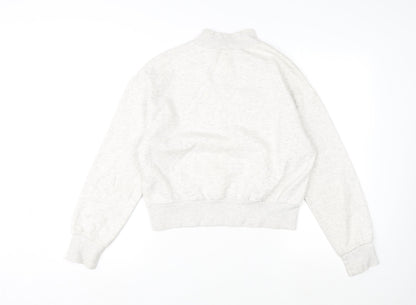 H&M Womens Grey Cotton Pullover Sweatshirt Size XS Pullover - Etonnante