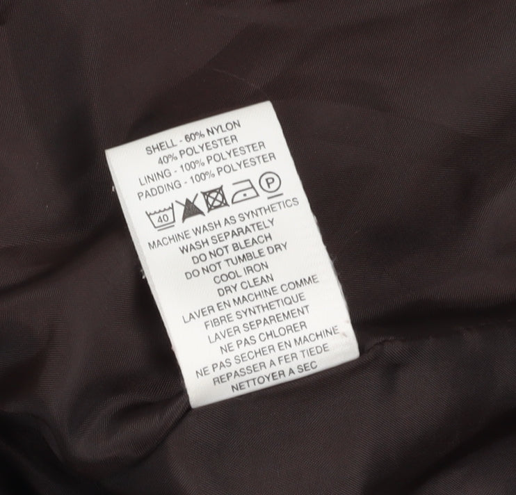 Womens UK Size 14 Alex & Co. Brown Quilted Coat