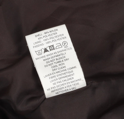 Womens UK Size 14 Alex & Co. Brown Quilted Coat