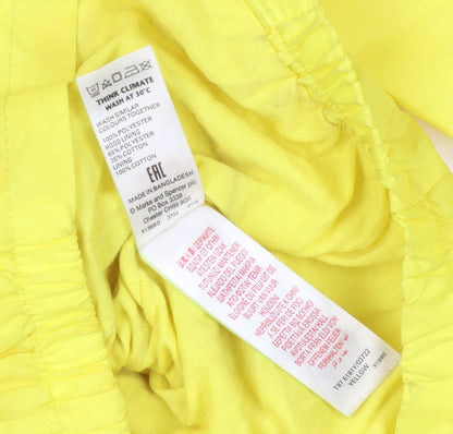 Yellow Marks and Spencer Hooded Windbreaker Jacket 13-14