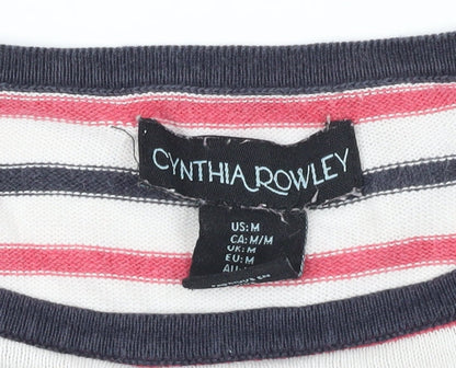 Womens UK Size M Cynthia Rowley Multicoloured Pullover Jumper