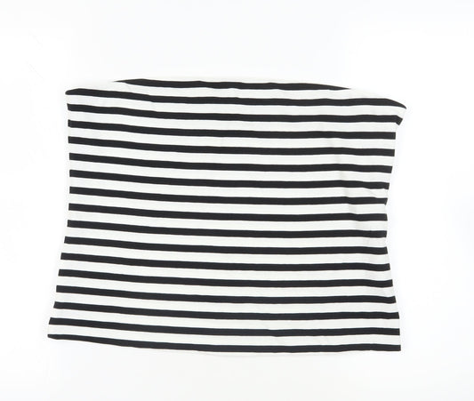 Womens UK Size XL Marks and Spencer Black Cropped Tank