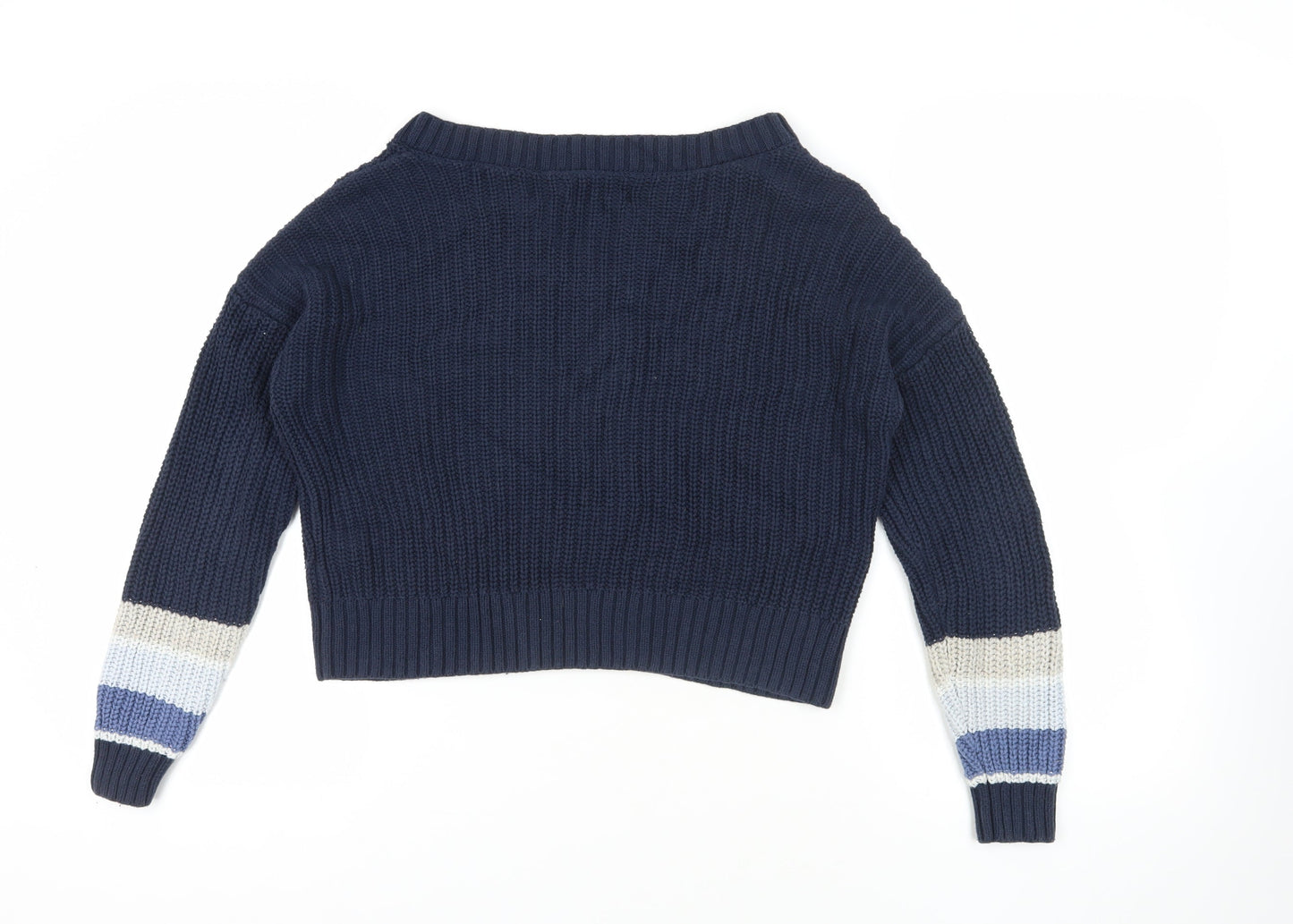 Womens UK Size XS Hollister Blue Jumper Jumper