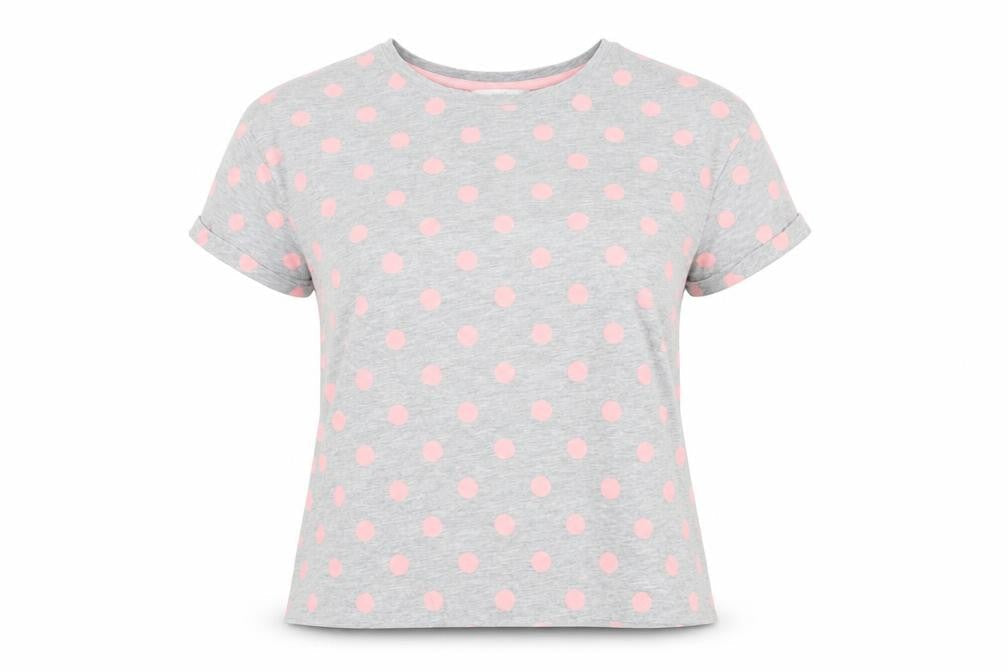Womens UK Size S Marks and Spencer Grey Basic T-Shirt
