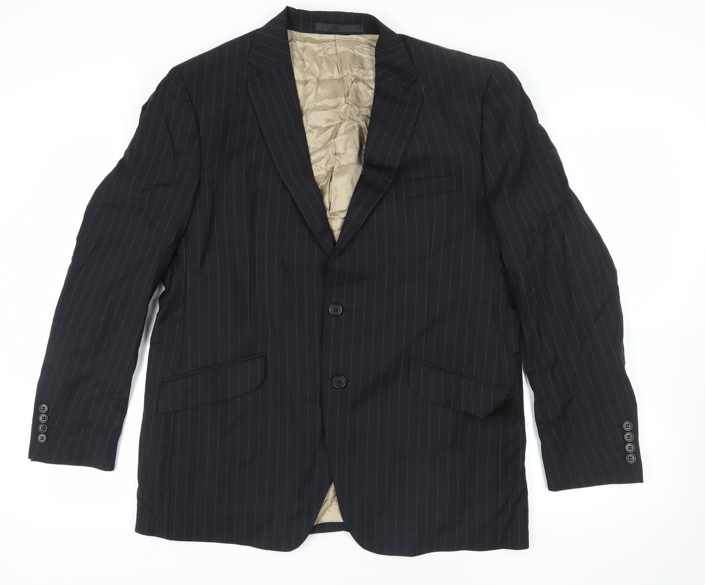 Mens UK Size 44 Marks and Spencer Regular Black Suit Jacket