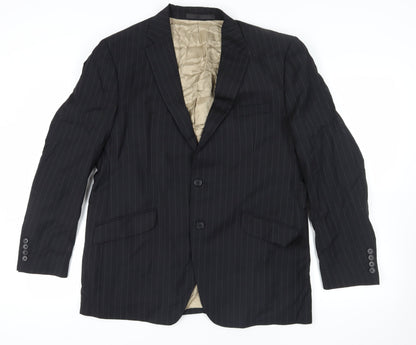 Mens UK Size 44 Marks and Spencer Regular Black Suit Jacket