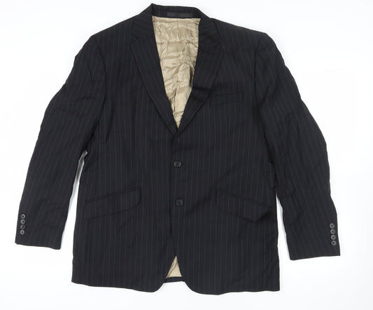 Mens UK Size 44 Marks and Spencer Regular Black Suit Jacket