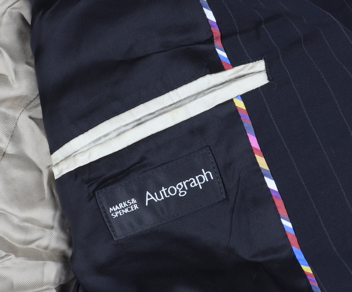 Mens UK Size 44 Marks and Spencer Regular Black Suit Jacket