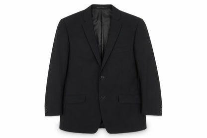 Mens UK Size 42 Charlton Gray Regular Black Suit Jacket